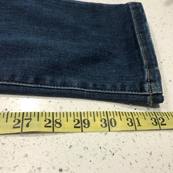 Joe’s women jeans Size 32 Dark Wash Stretch button & zip front - Picture 8 of 9